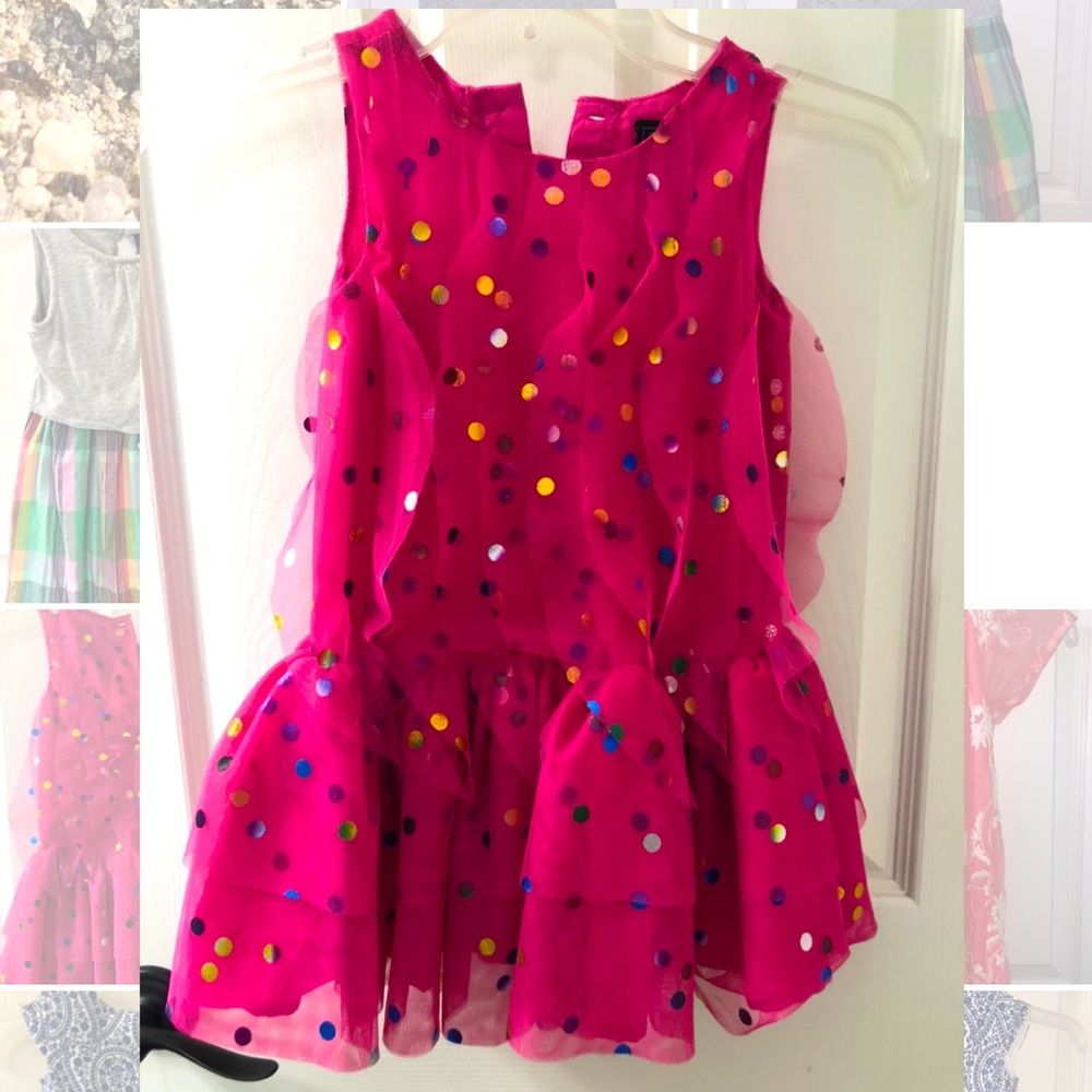 Cynthia Rowley Pink Polka Dot Dress, size 3t